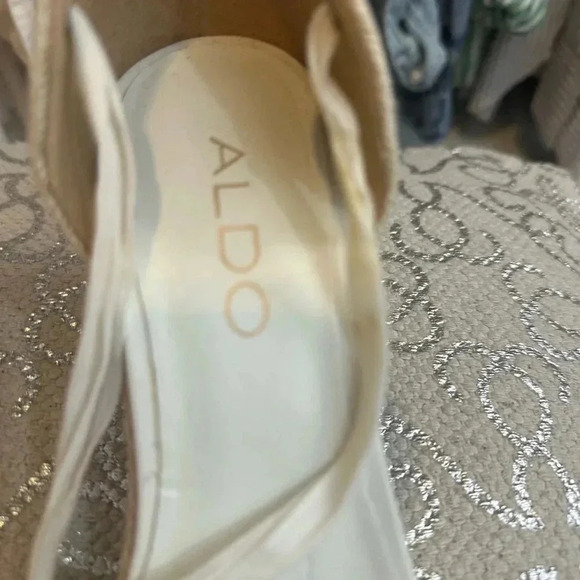 Also size 5 lace wrap up wedge espadrilles white - Picture 3 of 10